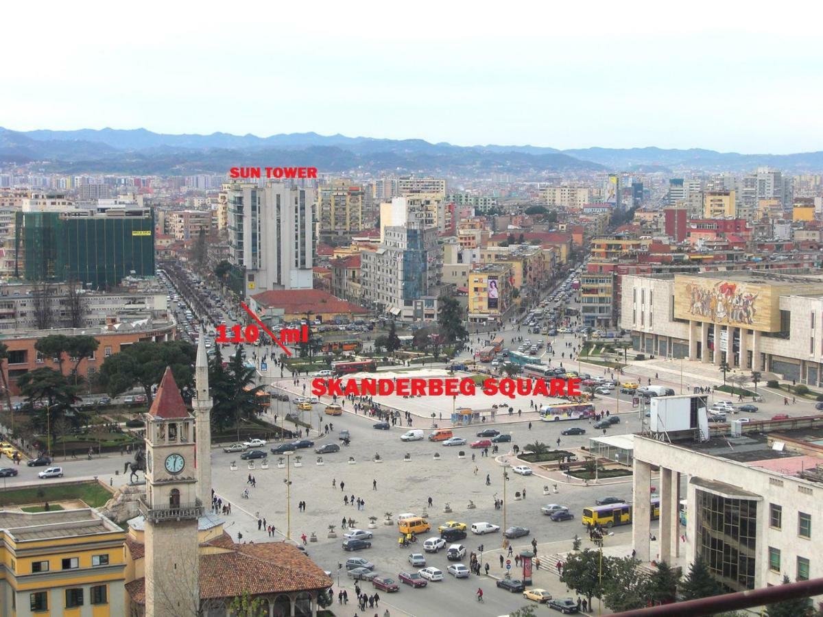 Sun Tower-Center Of Tirana Apartment Exterior foto